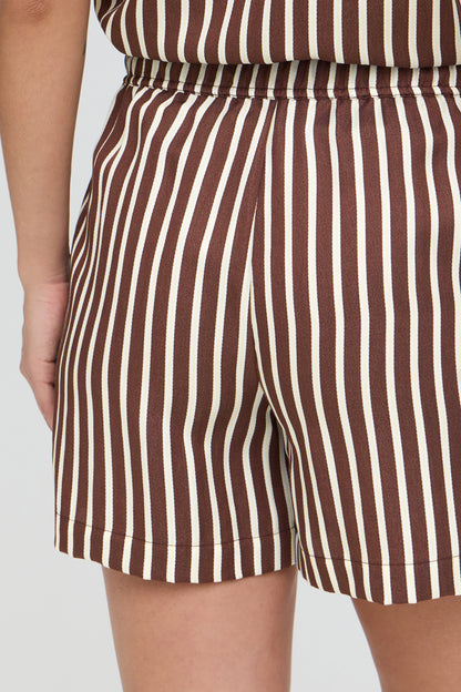 Short Evino - B.Young | Brun chocolat