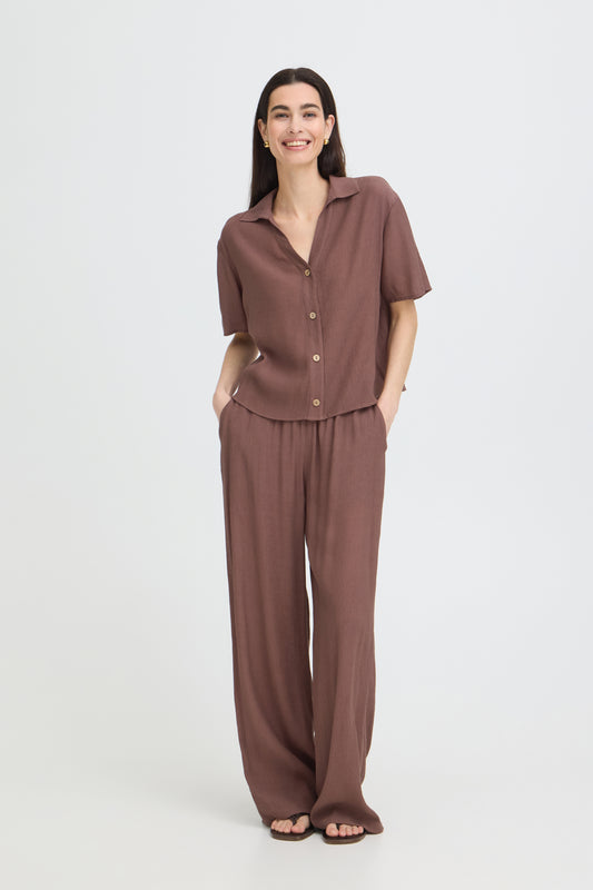 Chemise Erolo - B.Young | Brun chocolat