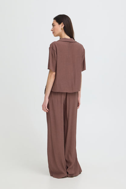Chemise Erolo - B.Young | Brun chocolat