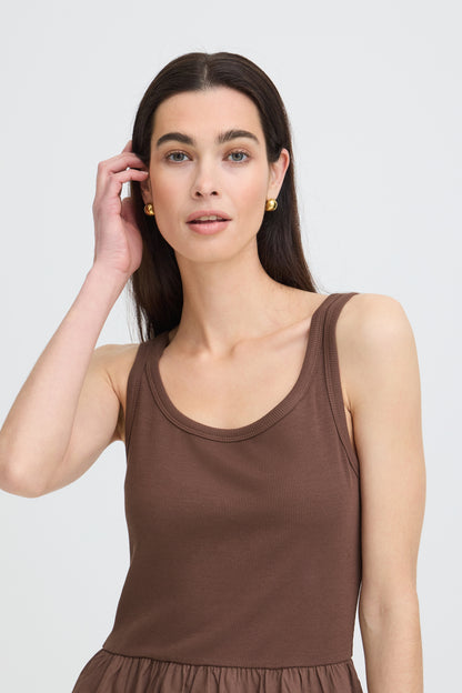 Robe Sunnia - B.Young | Brun chocolat