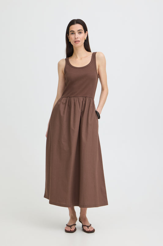 Robe Sunnia - B.Young | Brun chocolat