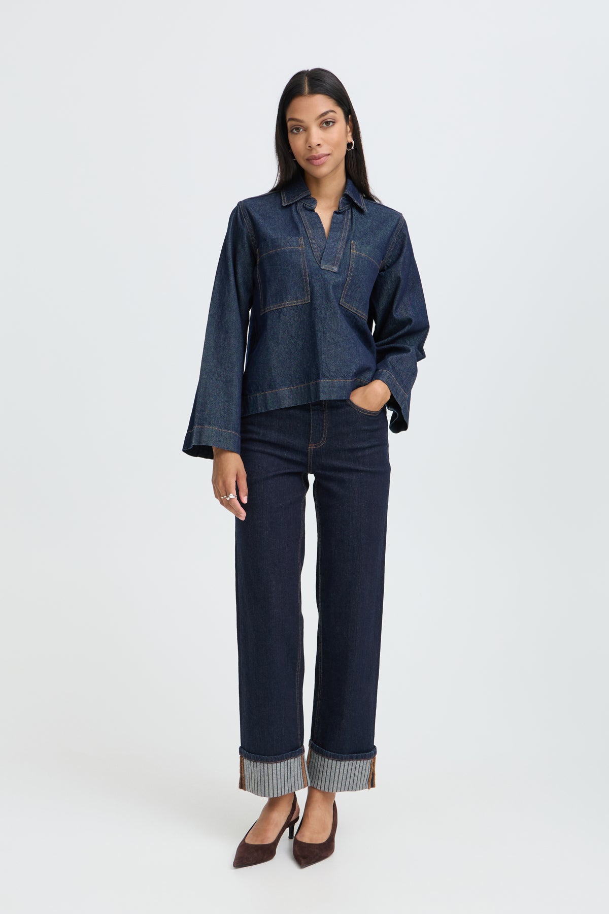 Jeans Komma - B.young | Bleu foncé