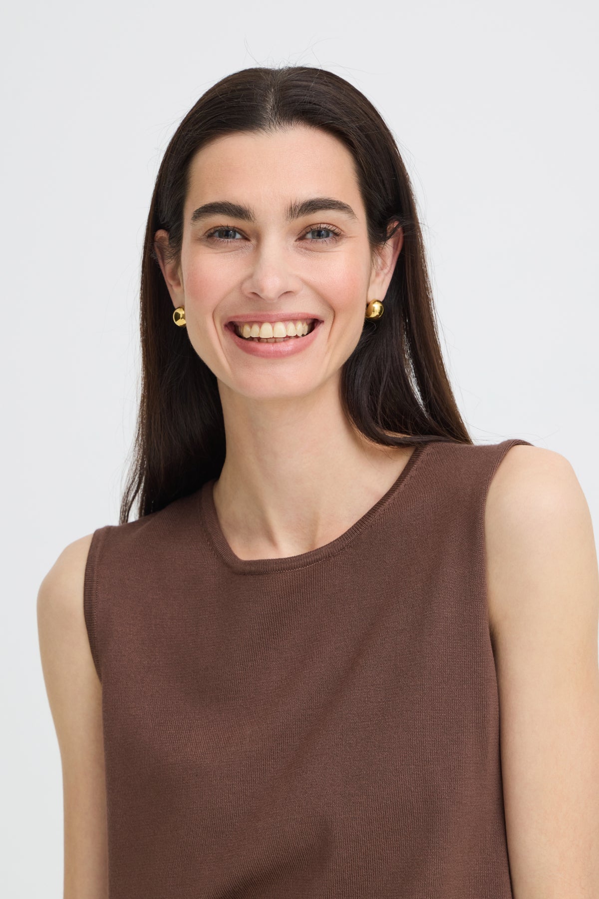 Débardeur Morla - B.Young | Brun chocolat