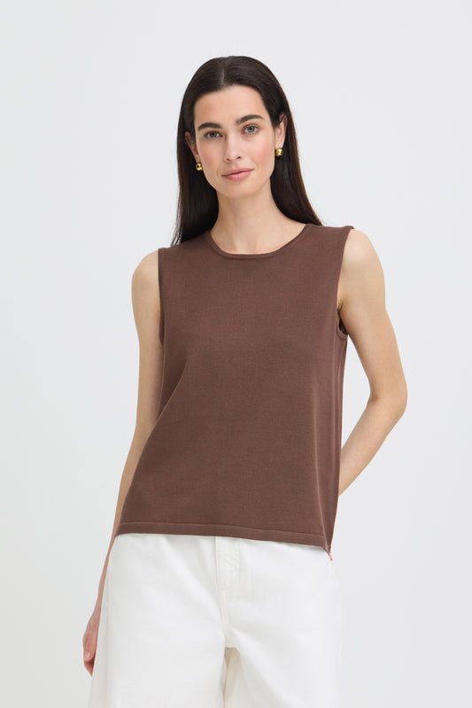 Débardeur Morla - B.Young | Brun chocolat