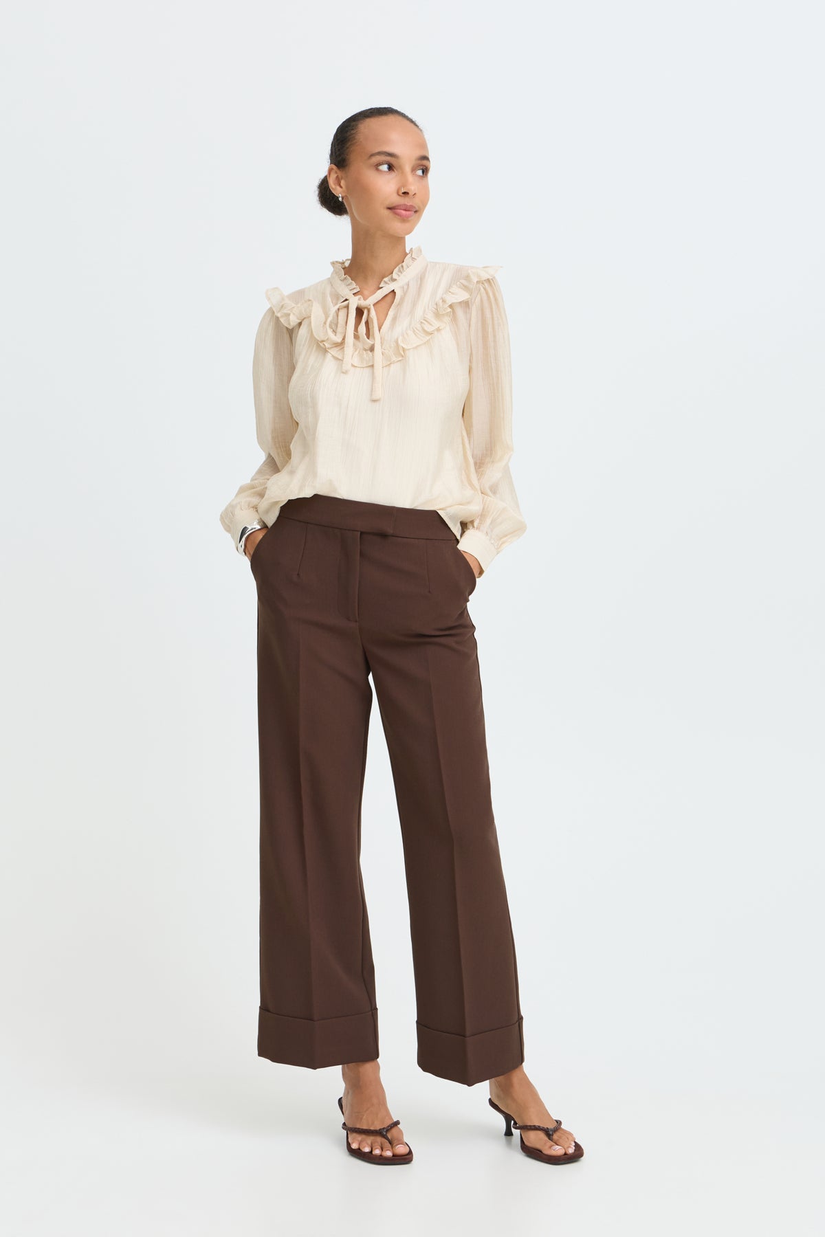 Pantalon Denoa - B.young | Brun