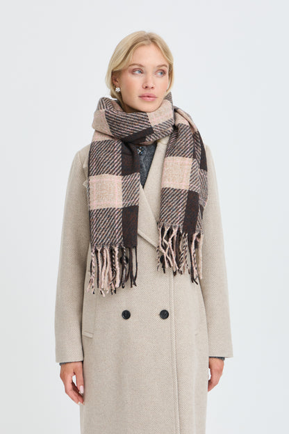 Foulard Walvia - B.Young - Brun chocolat