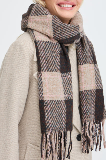 Foulard Walvia - B.Young - Brun chocolat