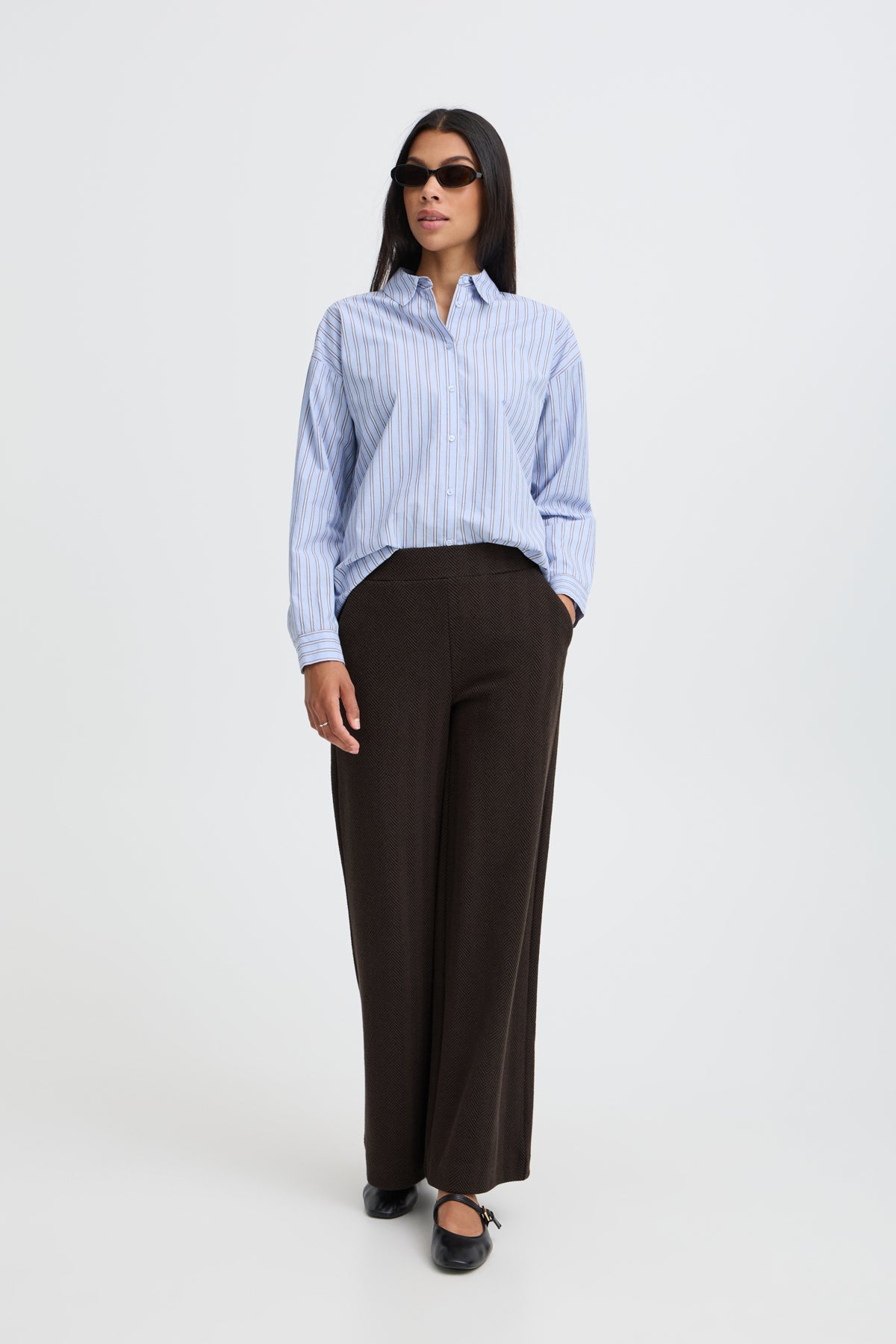Pantalon Petrina - B.Young | Brun chocolat