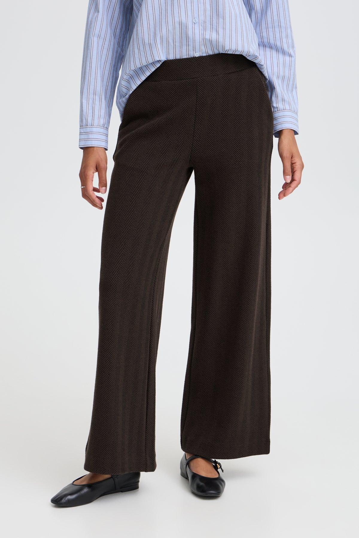 Pantalon Petrina - B.Young | Brun chocolat