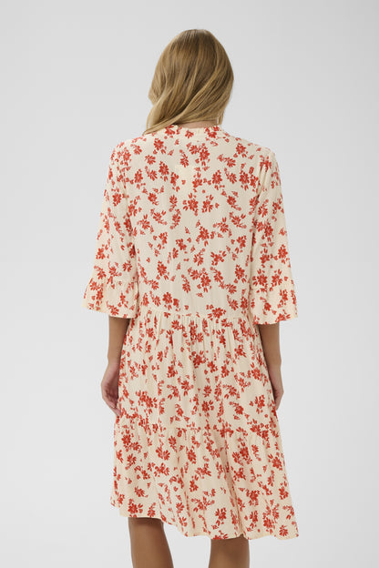Robe Eda | Rouge tangerine
