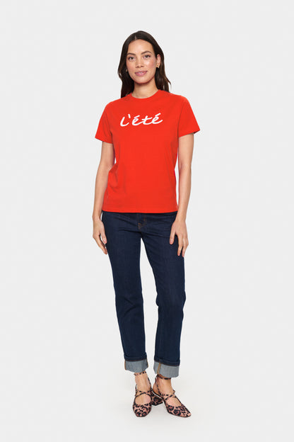 T-Shirt Kortnea | Rouge coquelicot