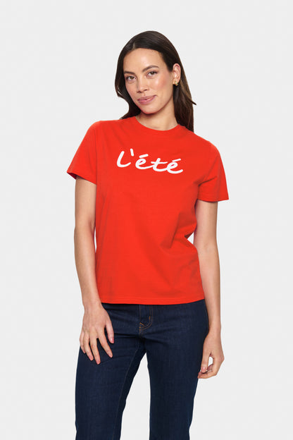 T-Shirt Kortnea | Rouge coquelicot