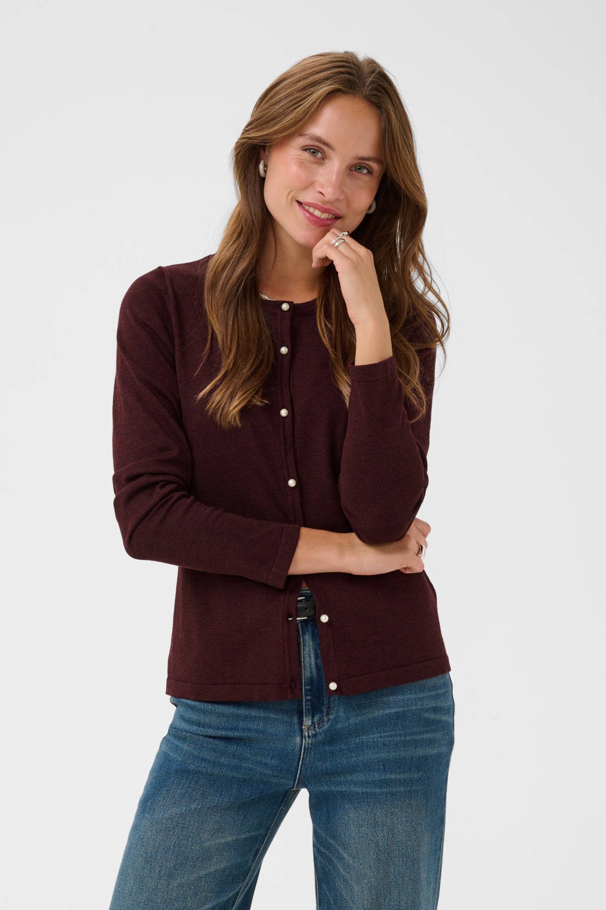 Cardigan Jemma - Saint-Tropez | Bourgogne