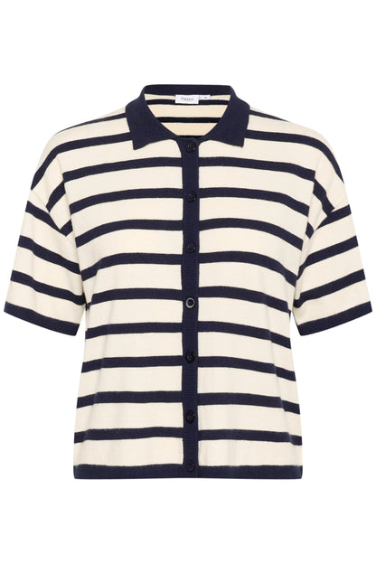 Polo  cardigan Likam | Marine