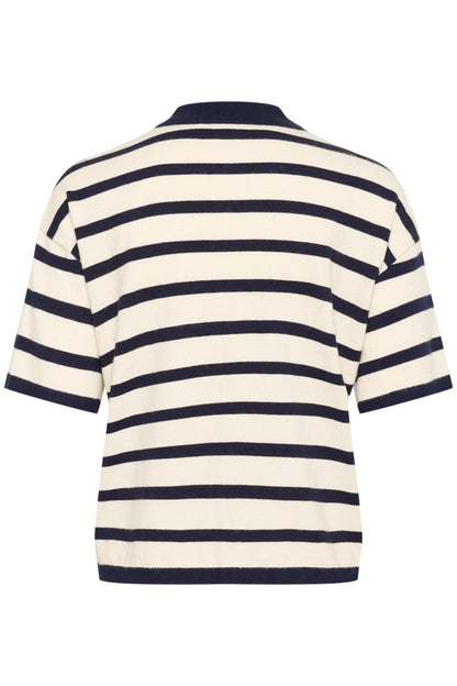 Polo  cardigan Likam | Marine