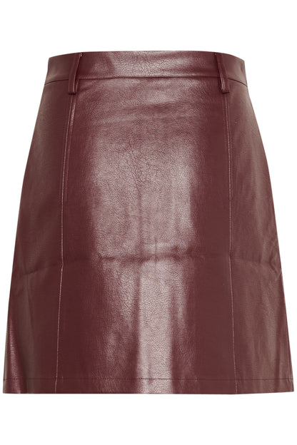 Jupe Lavinia | Chocolat bordeaux