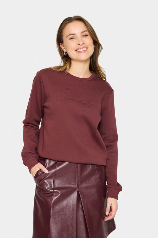 Chandail ouaté Lyona | Chocolat
