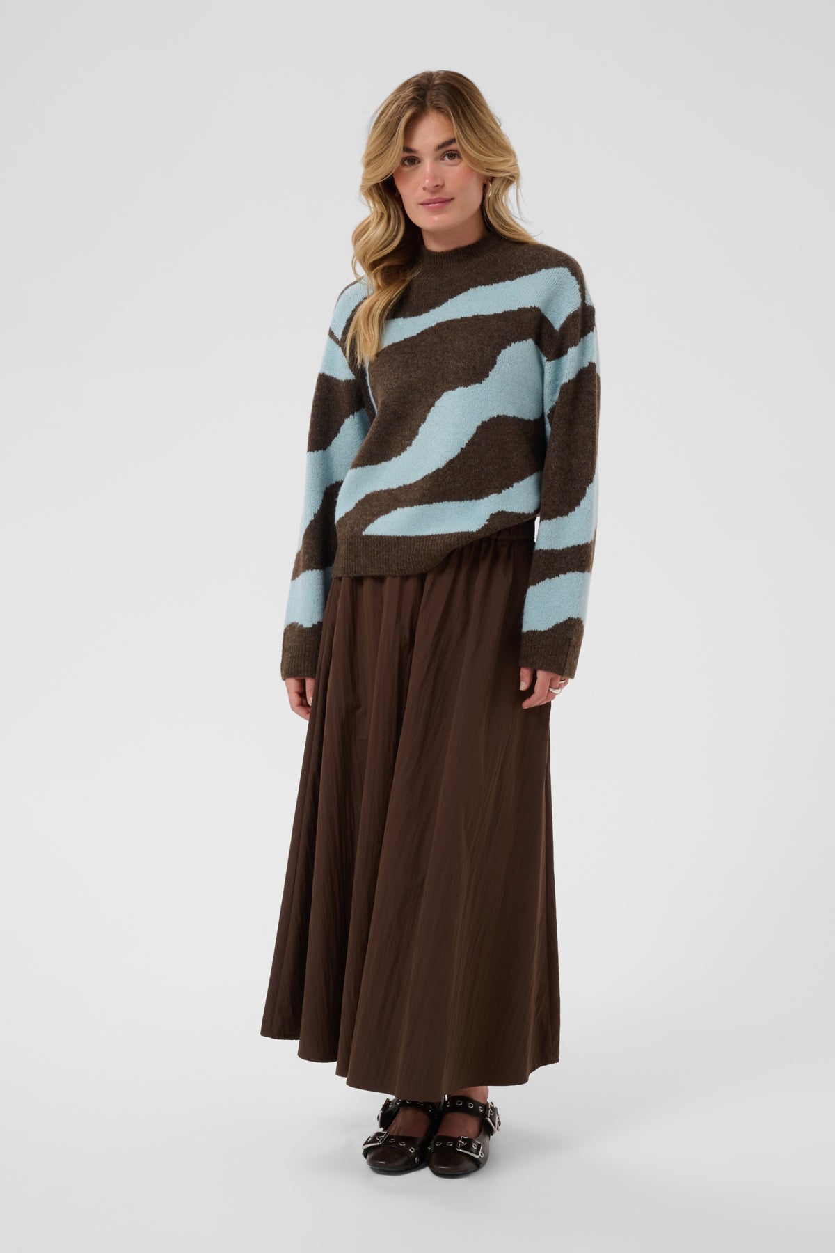 Tricot Mallie - Saint Tropez | Brun