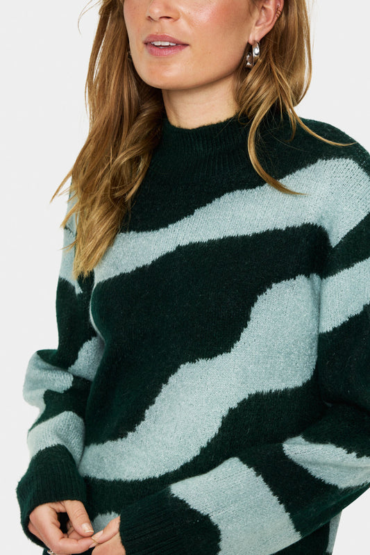 Tricot Mallie | Vert foncé