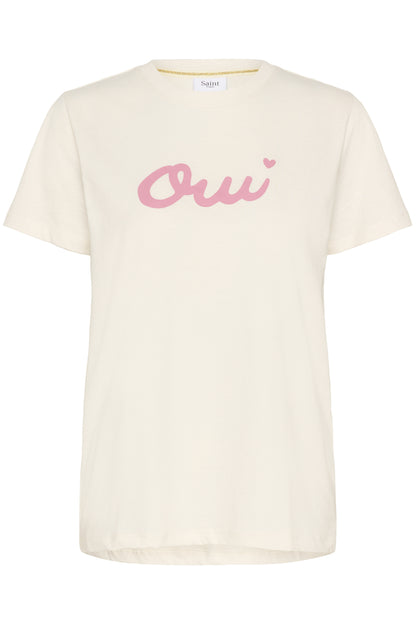 T-shirt Odine | Blanc cassé
