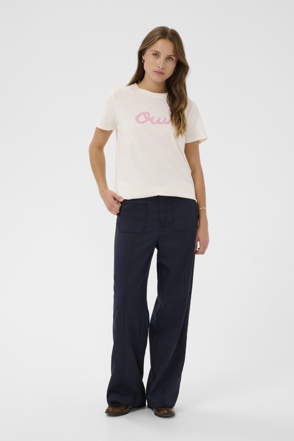 T-shirt Odine | Blanc cassé