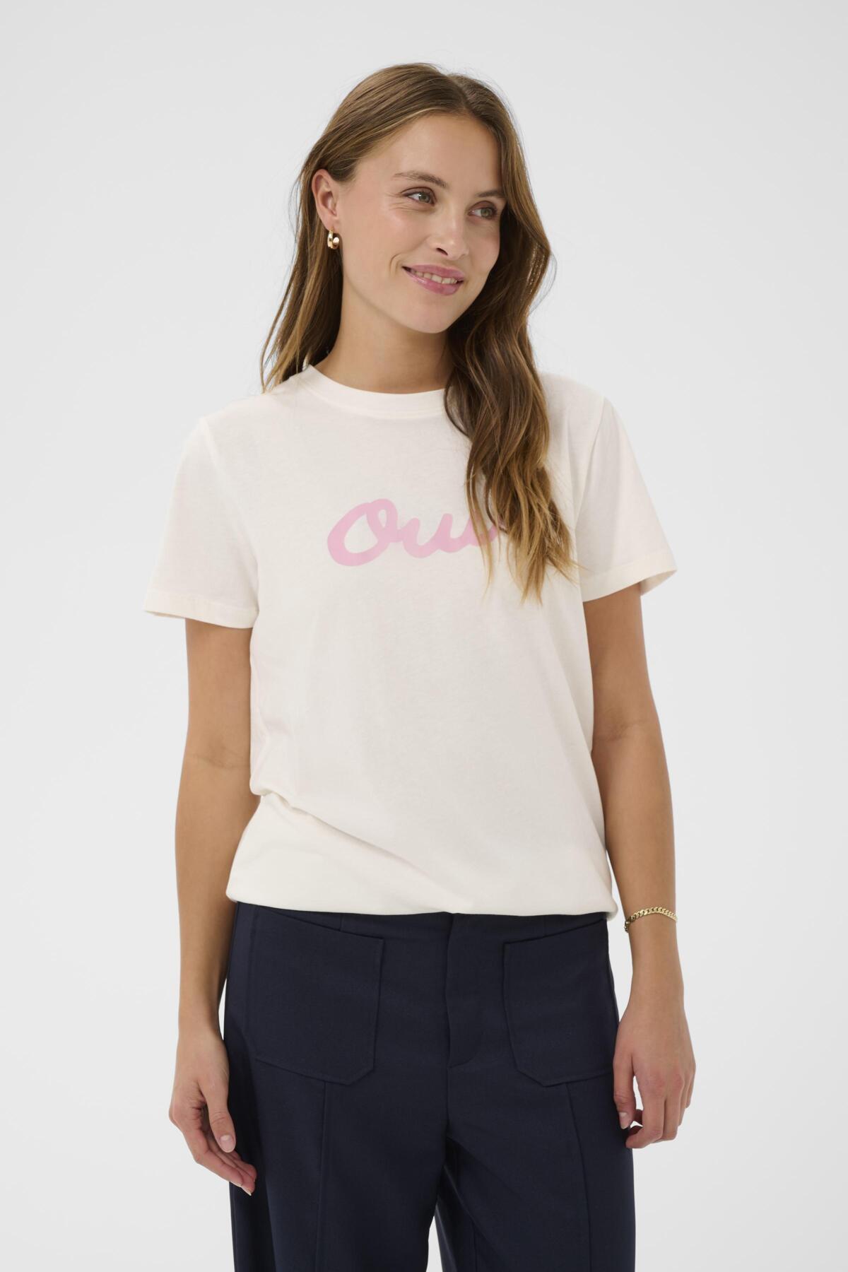 T-shirt Odine | Blanc cassé