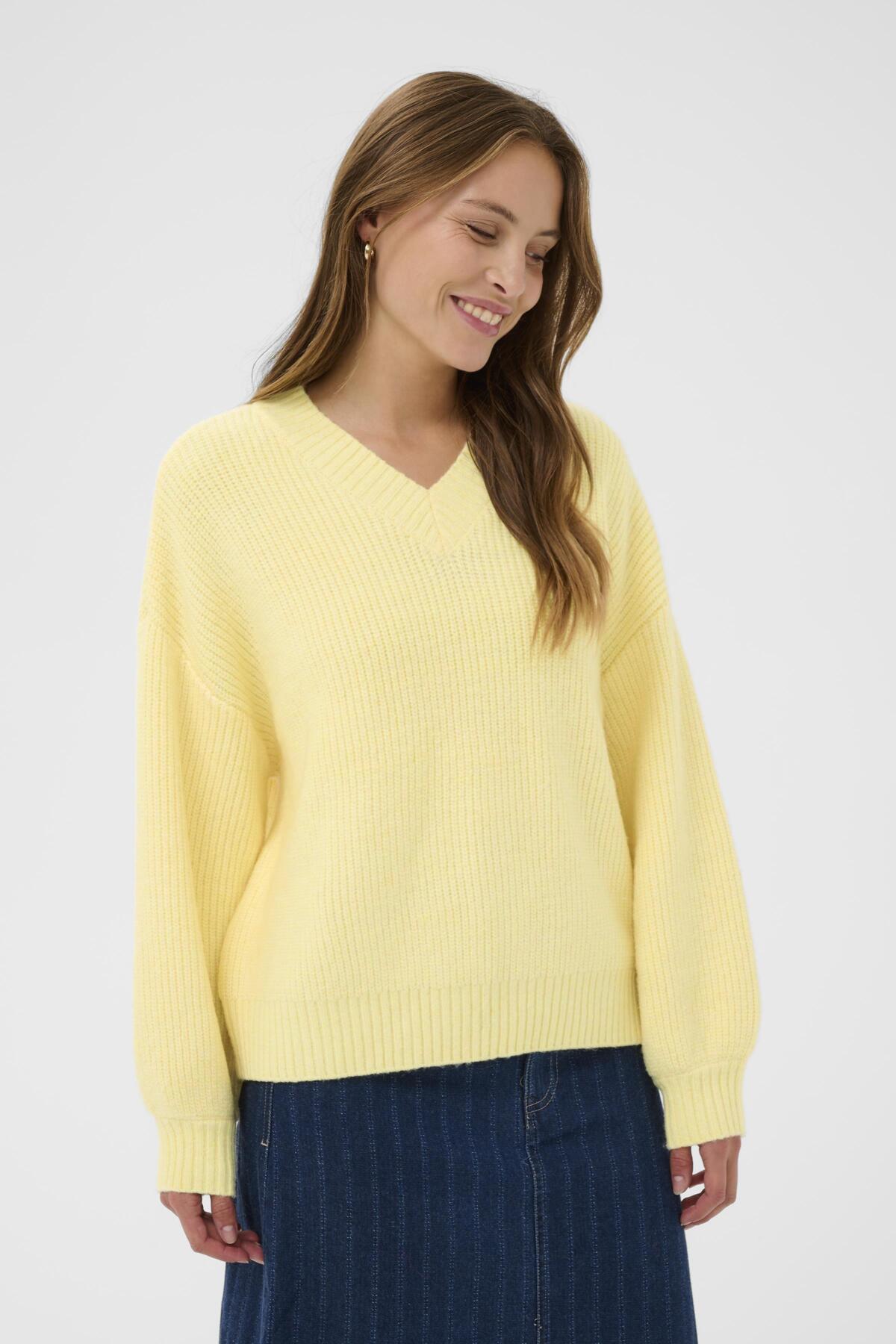 Tricot Ottoline | Jaune citron