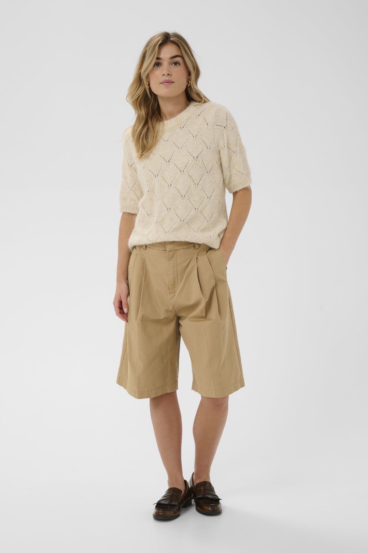 Bermuda Parker | Beige