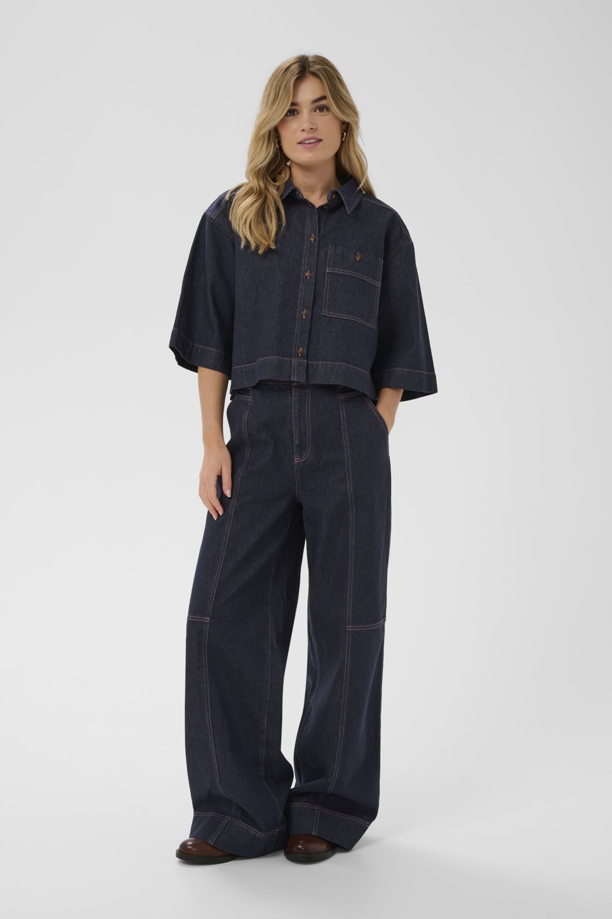 Chemise Posey | Bleu foncé