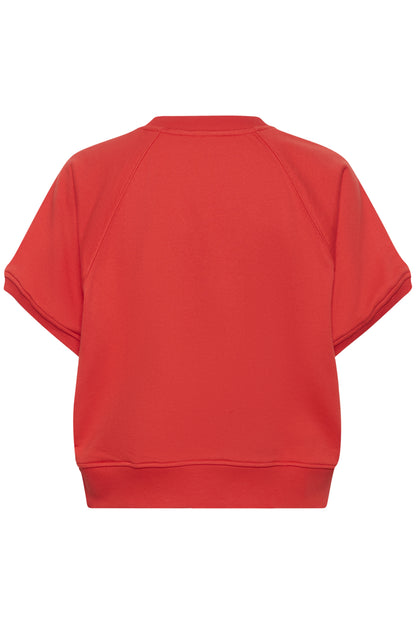 Chandail Paulette - Saint Tropez | Rouge tangerine