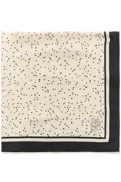 Foulard Priscilla - Saint Tropez | Noir et crème