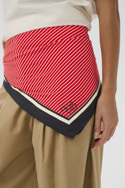 Foulard Priscilla - Saint Tropez | Rouge et noir