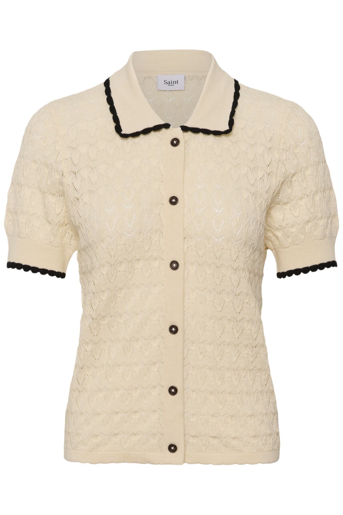 Cardigan polo Ronette - Saint Tropez | Écru