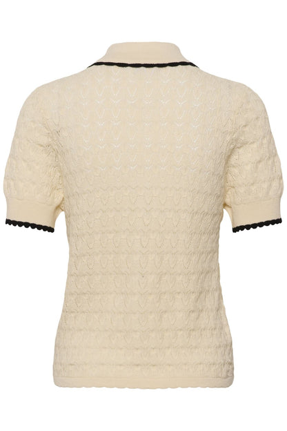 Cardigan polo Ronette - Saint Tropez | Écru