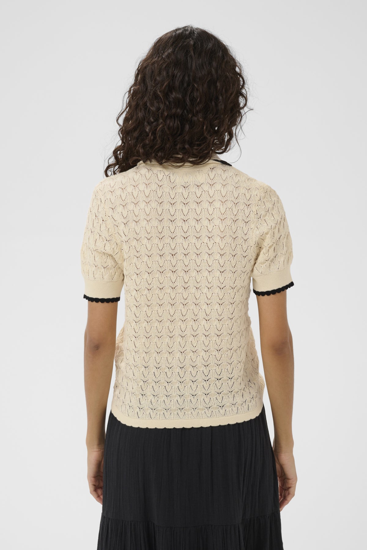Cardigan polo Ronette - Saint Tropez | Écru