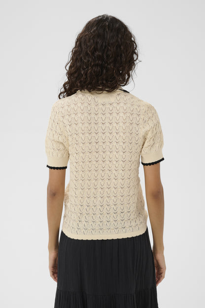 Cardigan polo Ronette - Saint Tropez | Écru