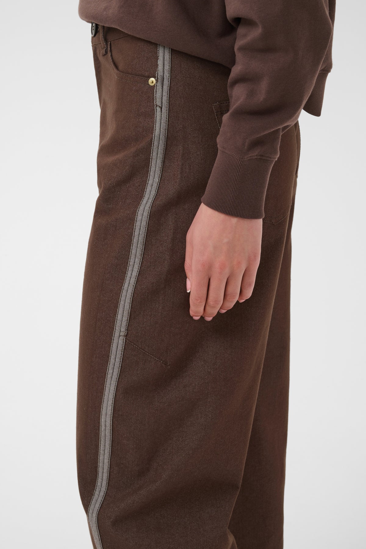 Pantalon Shiloh - Saint Tropez | Brun chocolat