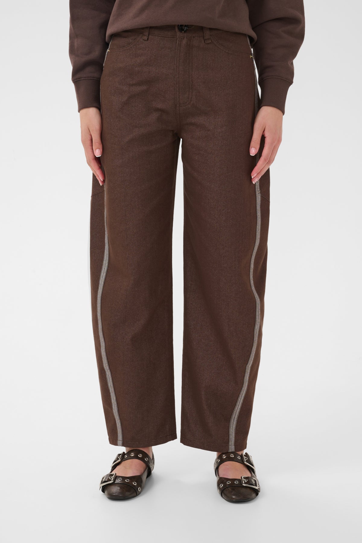 Pantalon Shiloh - Saint Tropez | Brun chocolat