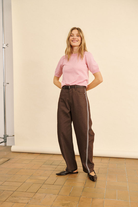 Pantalon Shiloh - Saint Tropez | Brun chocolat