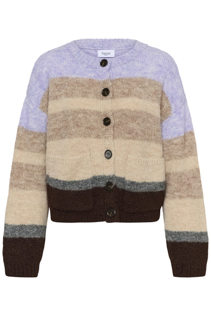 Cardigan Seraphina - Saint Tropez | Chocolat - lilas