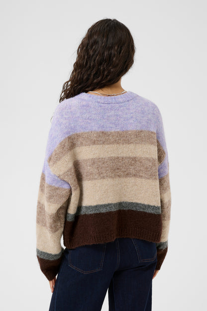 Cardigan Seraphina - Saint Tropez | Chocolat - lilas