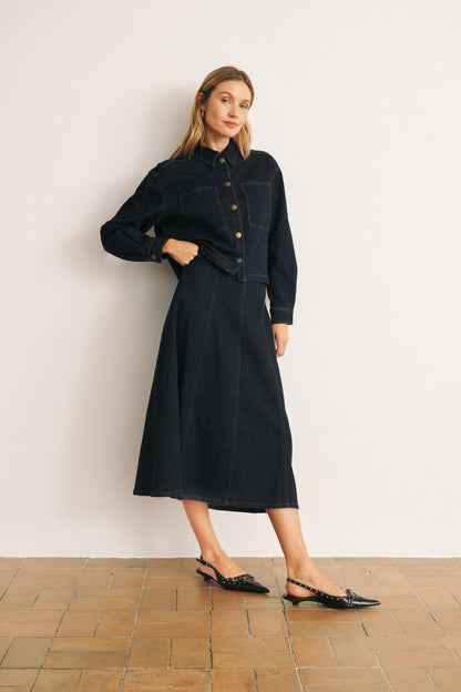 Veste jeans Sambrina - Saint Tropez | Denim foncé