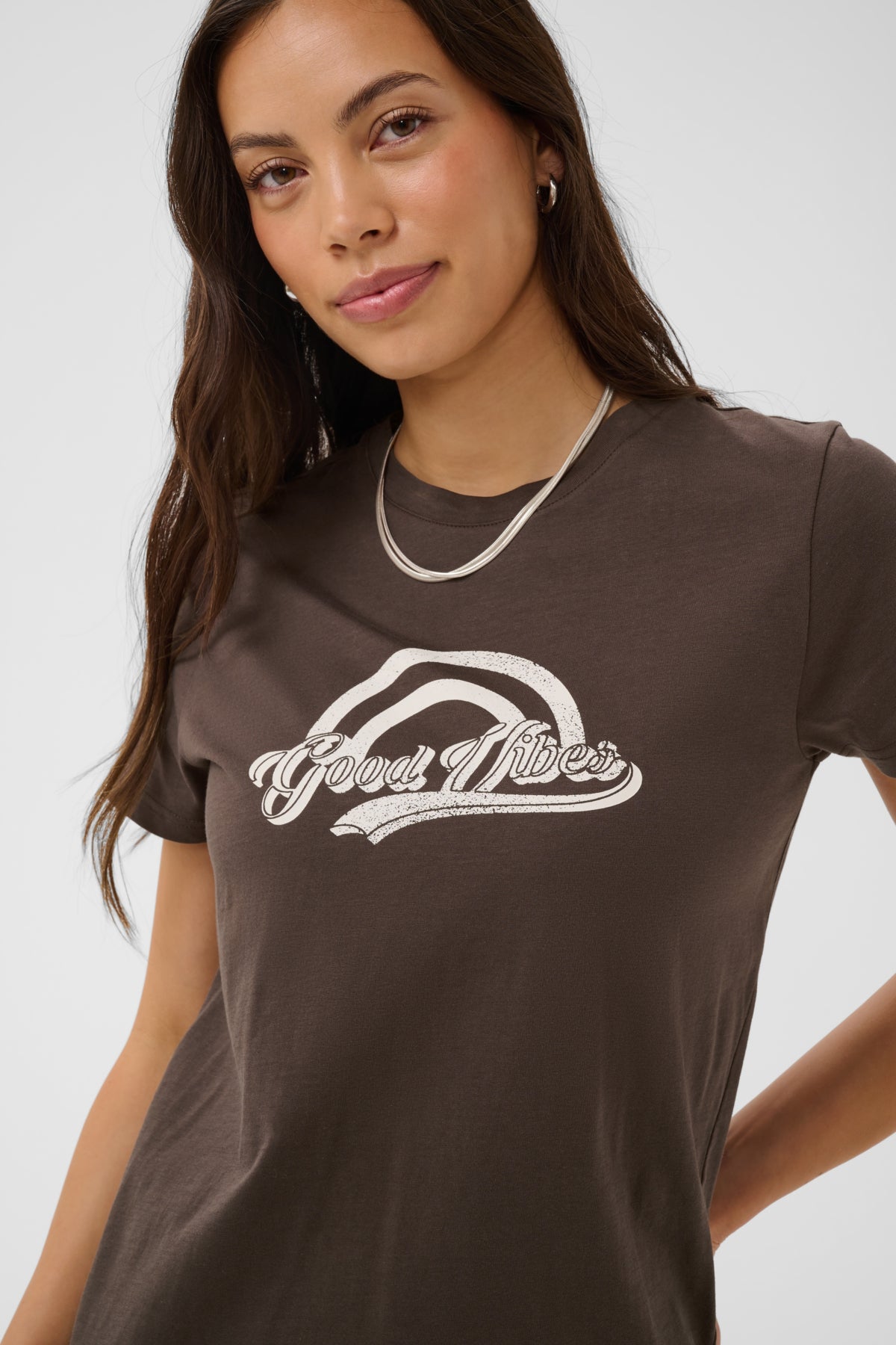 T-shirt Suvi - Saint Tropez | Brun chocolat