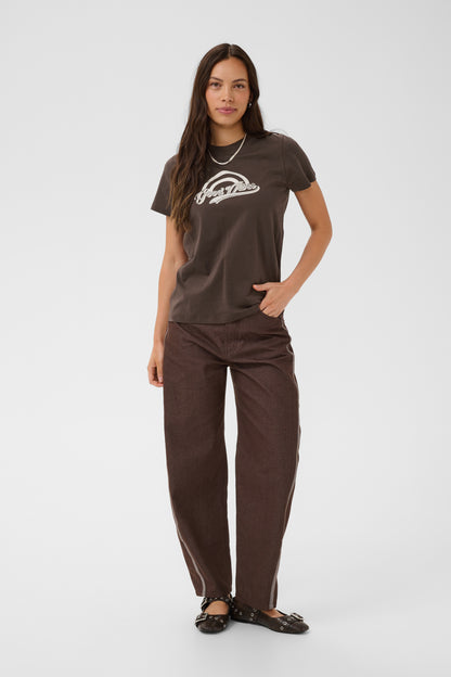 T-shirt Suvi - Saint Tropez | Brun chocolat