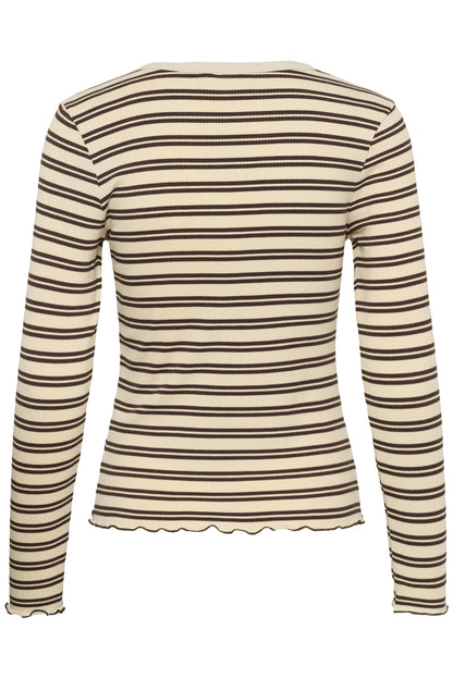 Chandail Olalia - Saint Tropez | Chocolat rayures