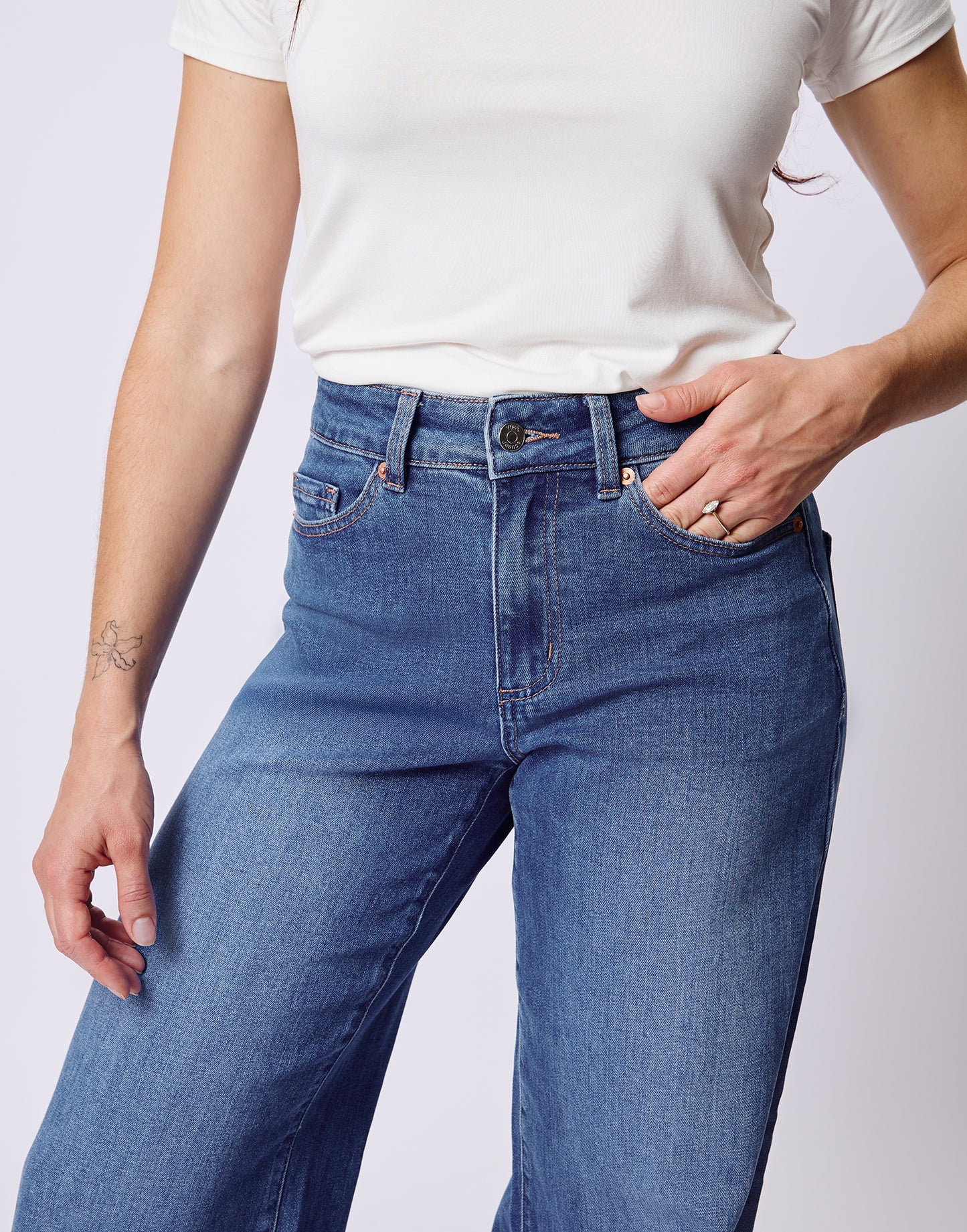 Jeans Aurore - dailystory | Bleu moyen