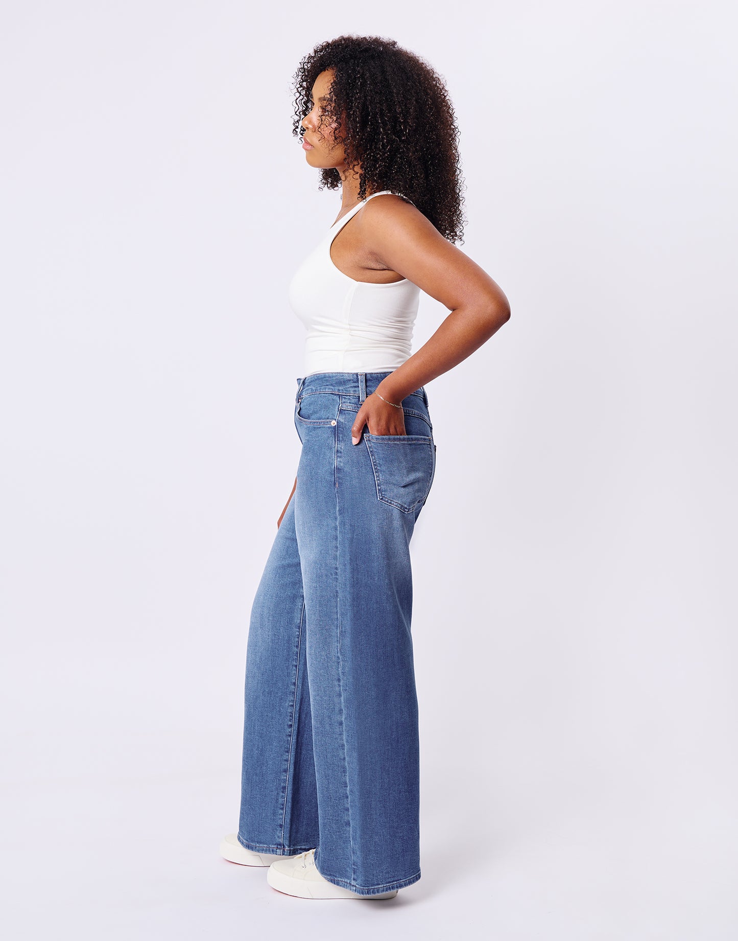 Jeans Aurore - dailystory | Bleu moyen