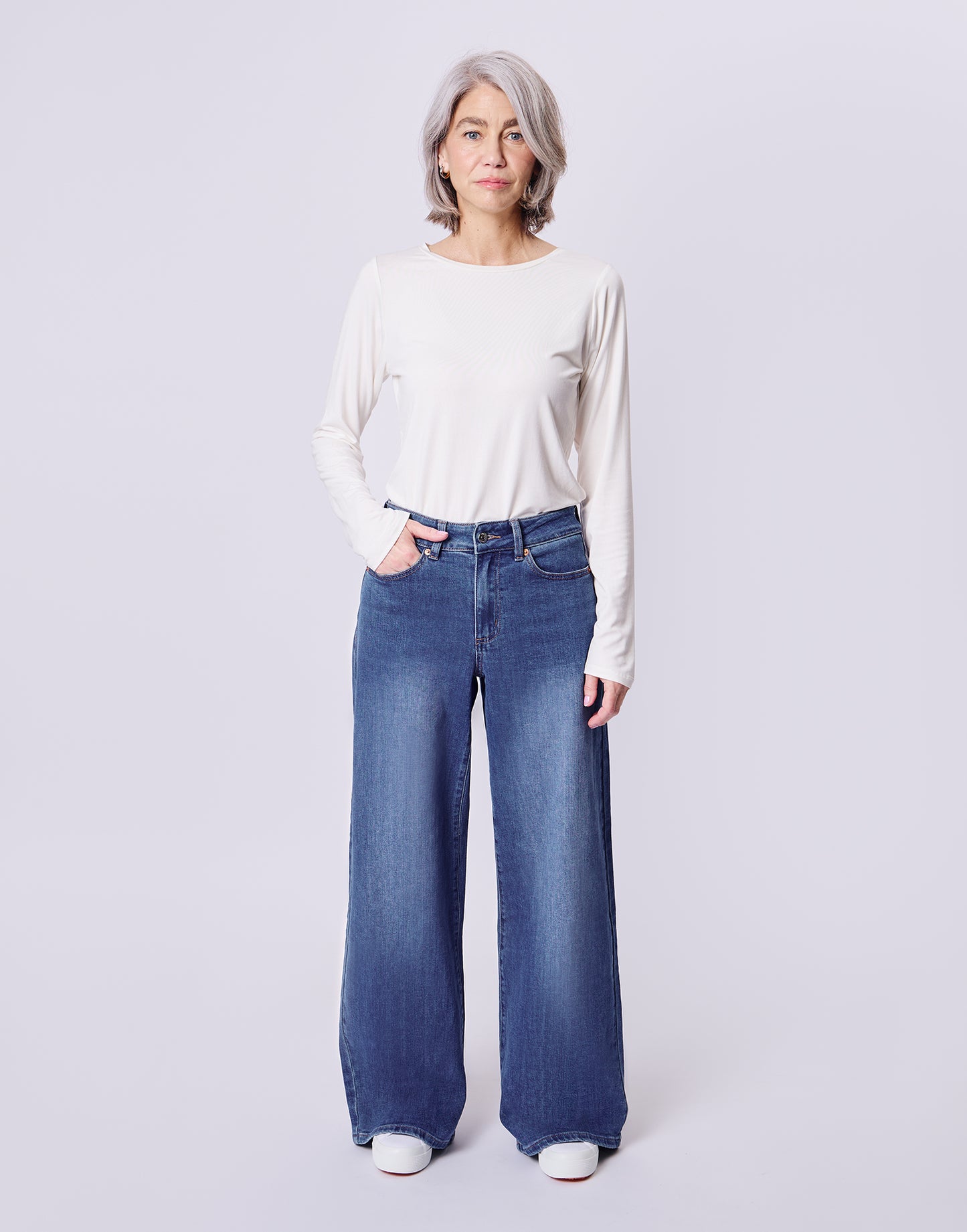 Jeans Aurore - dailystory | Bleu moyen