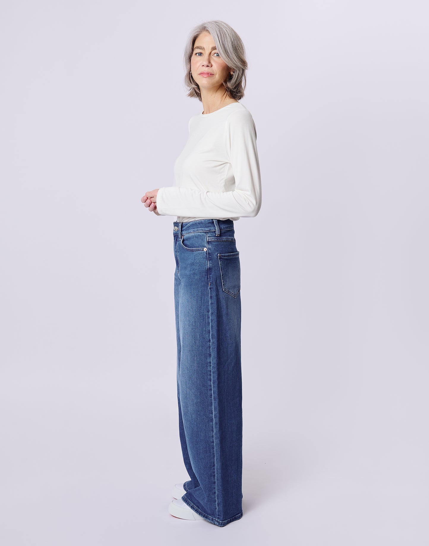 Jeans Aurore - dailystory | Bleu moyen
