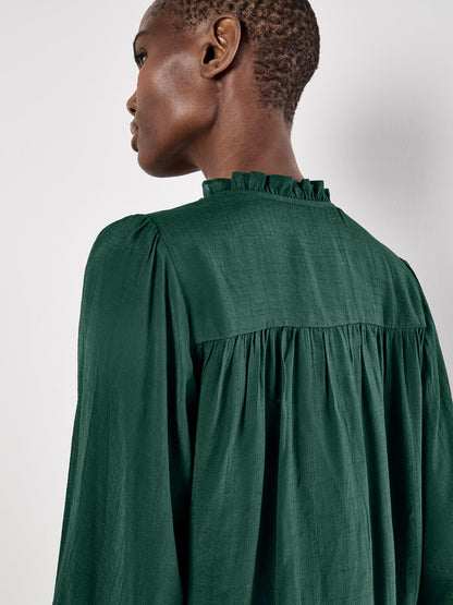 Blouse Boho | Vert émeraude